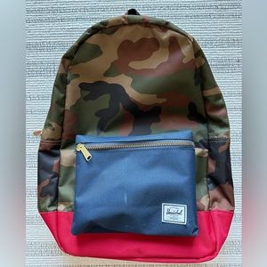 Herschel Supply Settlement Backpack - Camo/Navy/Red